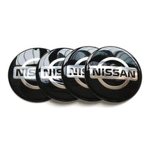 Load image into Gallery viewer, 4pcs 56.5mm Wheel Center Cap Stickers Nissan