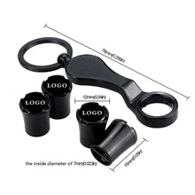 Load image into Gallery viewer, BSXMY Valve Caps with wrench keychain for Land Rover Range Rover