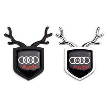Load image into Gallery viewer, 2pcs Audi Shield Antler Emblems