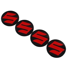 Load image into Gallery viewer, 4pcs 56.5mm Suzuki Logo Wheel Centre Stickers