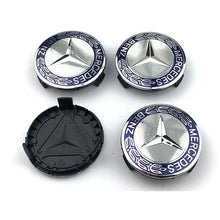 Load image into Gallery viewer, Mercedes Benz 75mm Wheel Center Caps