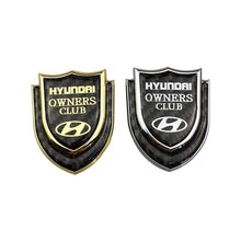 Load image into Gallery viewer, Hyundai Logo Owners Club Shield Emblem Sticker