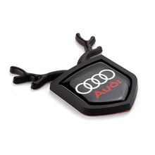 Load image into Gallery viewer, 2pcs Audi Shield Antler Emblems
