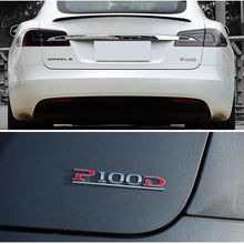 Load image into Gallery viewer, Tesla P100D Emblem Sticker