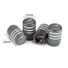 Load image into Gallery viewer, 4pcs Pumpkin Halloween Logo Tire Valve Caps