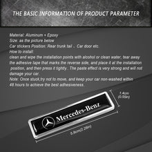 Load image into Gallery viewer, 2pcs Mercedes-Benz Logo Fender Emblem Sticker