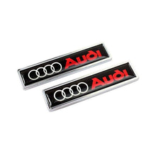 Load image into Gallery viewer, 2pcs Audi Logo Emblem Fender Stickers