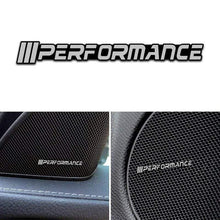 Load image into Gallery viewer, 4pcs BMW Performance Door Speaker Emblem Stickers