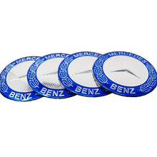 Load image into Gallery viewer, 4pcs 52 mm Mercedes-Benz Wheel Hub Stickers