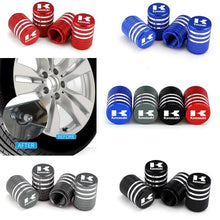 Load image into Gallery viewer, 4pcs Kawasaki Motorcycles Logo Tire Valve Caps