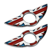 Load image into Gallery viewer, Mini Cooper Emblem Door Lock Knobs Stickers