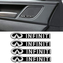 Load image into Gallery viewer, 4pcs Infiniti Door Speaker Emblem Stickers