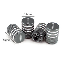 Load image into Gallery viewer, Tire Valve Caps Lincoln logo