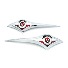 Load image into Gallery viewer, 2pcs Kawasaki VN 2000 Emblem Stickers