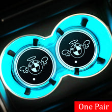 Load image into Gallery viewer, 2pcs BMW Led Cup Holder Mat Pad