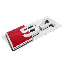 Load image into Gallery viewer, S3 S4 S5 S6 S8 Car Trunk Emblem Audi Silver , Metal