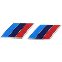 Load image into Gallery viewer, 2pcs Tricolor Fender Emblem for BMW