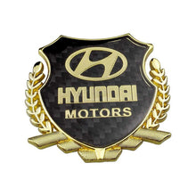 Load image into Gallery viewer, Hyundai Motors Carbon Shield Logo Emblem