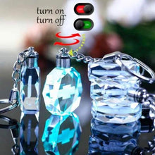 Load image into Gallery viewer, Ford Logo LED Crystal Light Changing Keychain