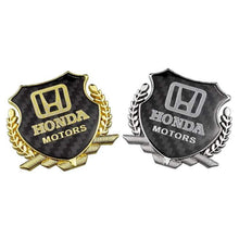 Load image into Gallery viewer, Honda Motors Carbon Shield Logo Emblem