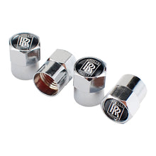 Load image into Gallery viewer, 4pcs Rolls Royce Logo Tire Valve Caps