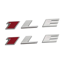 Load image into Gallery viewer, 2pcs 1LE Emblem Sticker for Chevrolet - Red+Silver - 15,2 mm