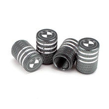 Load image into Gallery viewer, 4x BMW Tire Valve Caps Gray