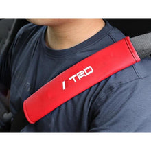 Load image into Gallery viewer, 2pcs Toyota TRD Logo Seat Belt Pads
