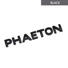 Load image into Gallery viewer, 125x17mm Silver or Black Metal Sticker for PHAETON