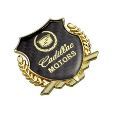 Load image into Gallery viewer, Cadillac Motors Carbon Shield Logo Emblem