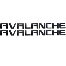Load image into Gallery viewer, 2pcs Avalanche Emblem Stickers for Chevrolet
