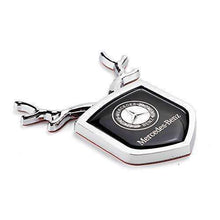 Load image into Gallery viewer, 2pcs Shield Antler Emblem For Mercedes-Benz