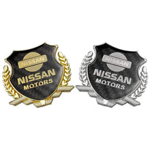 Load image into Gallery viewer, Nissan Motors Carbon Shield Logo Emblem