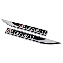 Load image into Gallery viewer, 2pcs Infiniti Logo Fender Emblem Stickers
