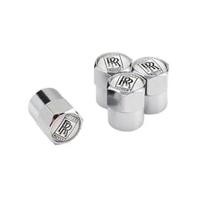 Load image into Gallery viewer, 4pcs Rolls Royce Logo Tire Valve Caps