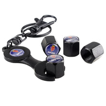 Load image into Gallery viewer, SAAB Wheel Tire Valve Caps+Keychain
