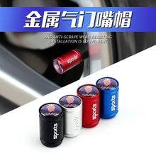 Load image into Gallery viewer, 4pcs SAAB Logo Sports Tire Valve Caps