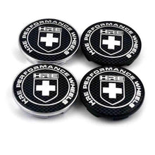 Load image into Gallery viewer, 4pcs 68mm HRE Performance Carbon Wheel Center Caps