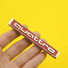 Load image into Gallery viewer, Car Rear Trunk Sticker Audi Quattro Logo