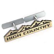 Load image into Gallery viewer, New style High Country Car Sticker Emblem Decal for Chevrolet Silverado Jeep Chevy Land Rover Wrangler Cherokee Front Hood Grill