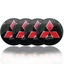 Load image into Gallery viewer, 4pcs 56/65mm Mitsubishi Logo Wheel Center Sticker