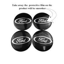 Load image into Gallery viewer, 4pcs 56.5mm Ford Logo Wheel Center Sticker for Ford