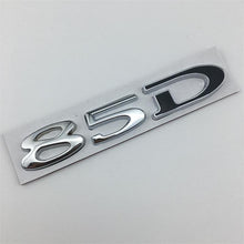 Load image into Gallery viewer, 3D Car Trunk Sticker Rear Badge Emblem Styling for Tesla Model 3 ModelS ModelX Roadster 75D 85D 90D 100D Letter Logo Accessories