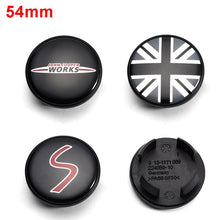 Load image into Gallery viewer, 4pcs 54mm Mini Cooper Wheel Center Hub Caps