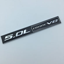 Load image into Gallery viewer, 5.0L Coyote V8 5.0L for Ford F150 FX4 Mustang GT 5.0 Car Hood Fender Trunk Rear Bonnet Nameplate Decal Emblem Badge Sticker