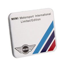 Load image into Gallery viewer, Mini Cooper Motorsport International Trunk Emblem Sticker