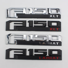 Load image into Gallery viewer, For Ford F150 F-150 Raptor XLT LARIAT Car Sticker Rear Emblem Auto Styling Boot Trunk Badge Sticker Fender Side Body Decals