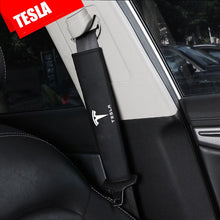 Load image into Gallery viewer, Tesla Logo Seat Belt Pads