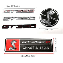 Load image into Gallery viewer, 3D Car Stickers Badge Decal Auto Exterior Decoration for Ford Shelby GT350 R Emblem Focus 3 Fiesta Mondeo Mk4 GT350 Fusion Kuga