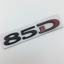 Load image into Gallery viewer, 3D Car Trunk Sticker Rear Badge Emblem Styling for Tesla Model 3 ModelS ModelX Roadster 75D 85D 90D 100D Letter Logo Accessories